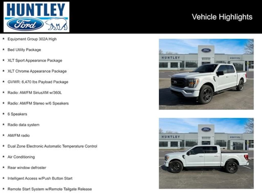 Used 2022 Ford F-150 XLT Truck SuperCrew Cab