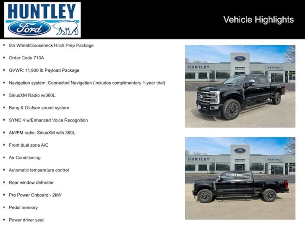 Used 2024 Ford F-350 Platinum Truck Crew Cab