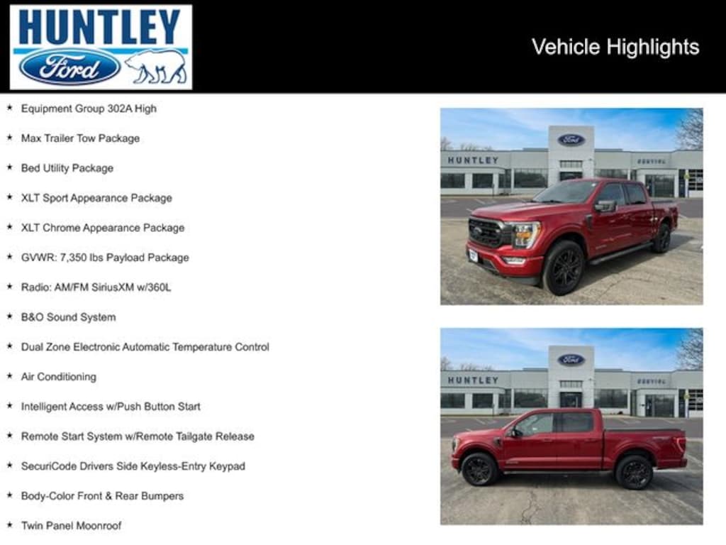 Used 2022 Ford F-150 XLT Truck SuperCrew Cab