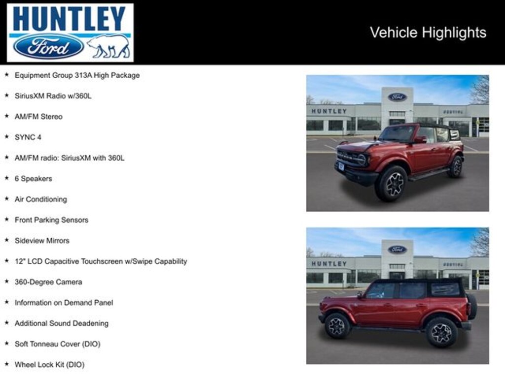 Used 2022 Ford Bronco Outer Banks SUV