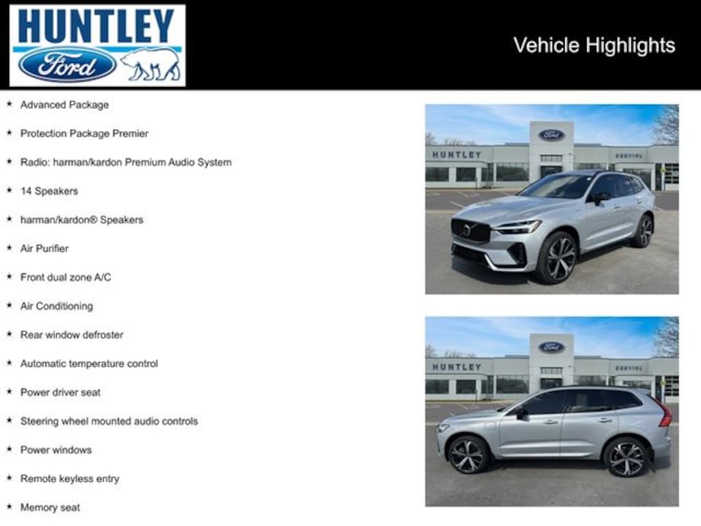 Used 2022 Volvo XC60 Recharge Plug-In Hybrid T8 R-Design SUV