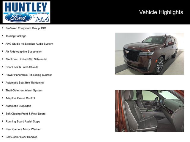 Used 2022 Cadillac Escalade Sport with VIN 1GYS4FKL3NR127135 for sale in Skokie, IL