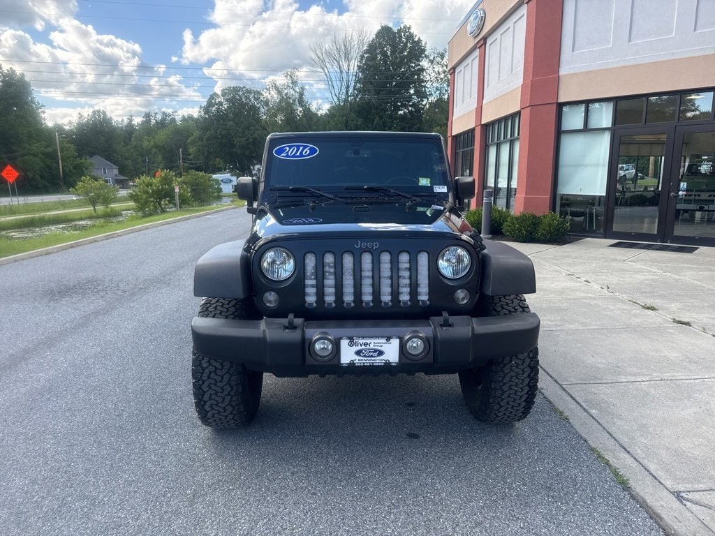 Used 2016 Jeep Wrangler Black Bear with VIN 1C4AJWAG4GL159418 for sale in Bennington, VT