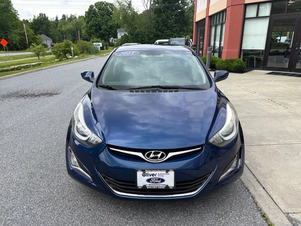 Used 2015 Hyundai Elantra SE with VIN 5NPDH4AEXFH593504 for sale in Bennington, VT