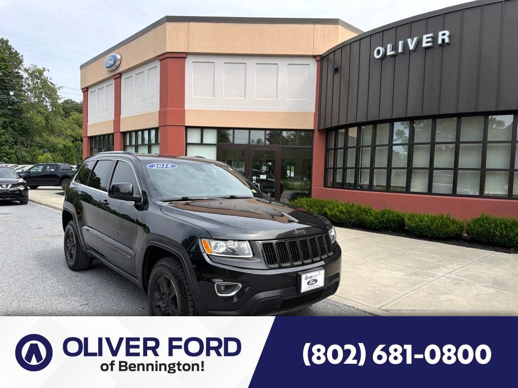 Used 2016 Jeep Grand Cherokee Laredo E with VIN 1C4RJFAG0GC494307 for sale in Bennington, VT