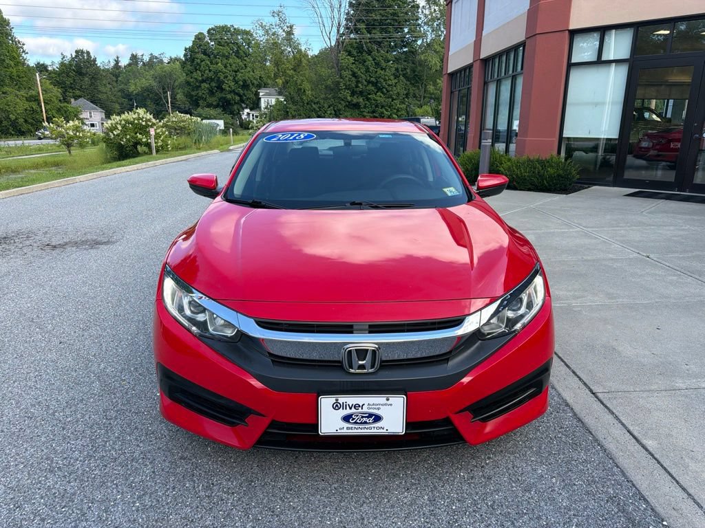 Used 2018 Honda Civic LX with VIN 2HGFC2F56JH527586 for sale in Bennington, VT