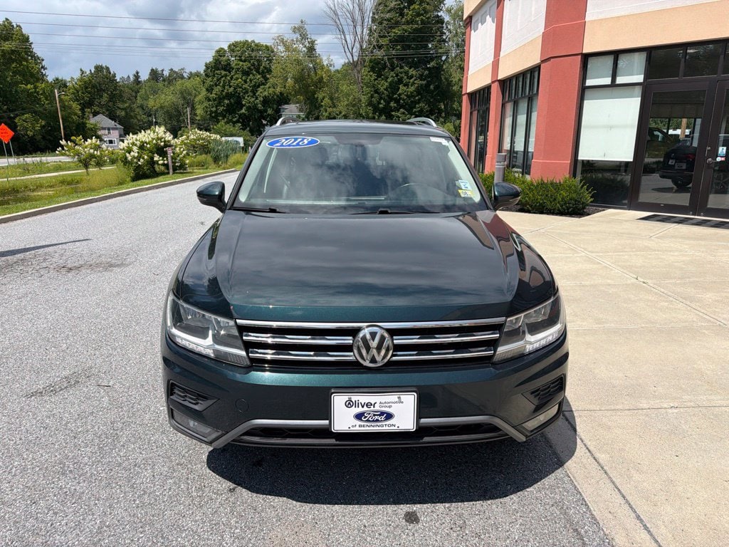 Used 2018 Volkswagen Tiguan SEL with VIN 3VV2B7AX8JM207159 for sale in Bennington, VT
