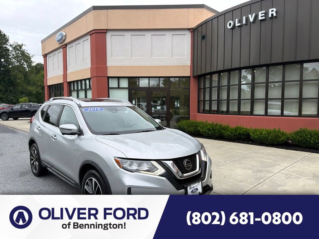 Used 2018 Nissan Rogue SL with VIN JN8AT2MV1JW340127 for sale in Bennington, VT