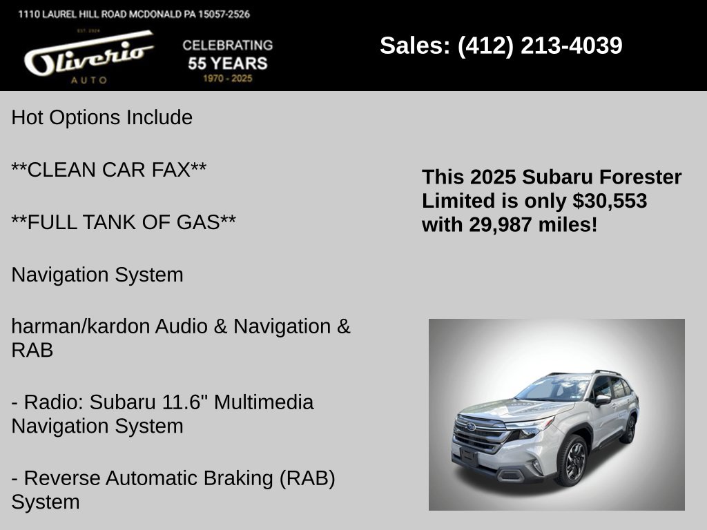 2025 Subaru Forester Limited - Photo 5