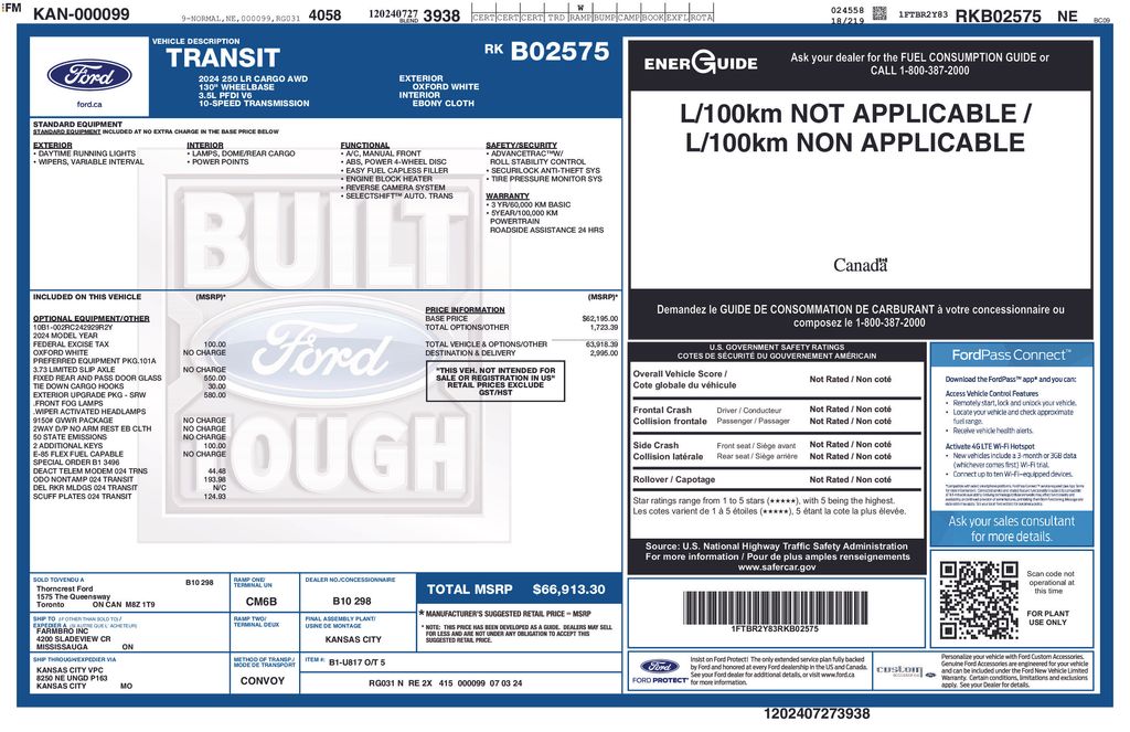 2024 Ford Transit Van Base - Photo 30