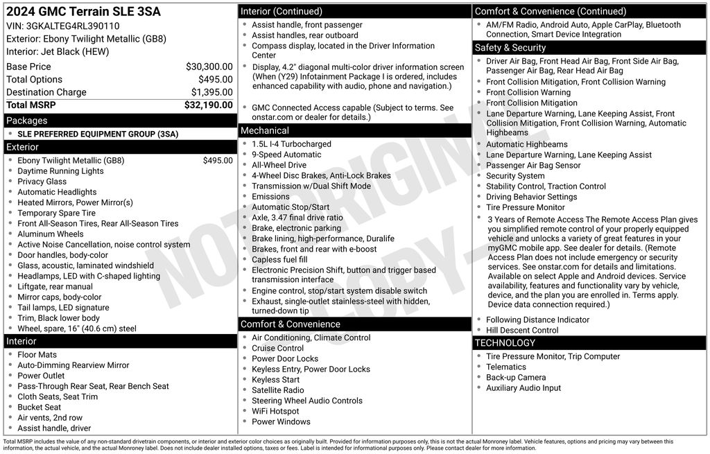 2024 GMC Terrain SLE - Photo 30