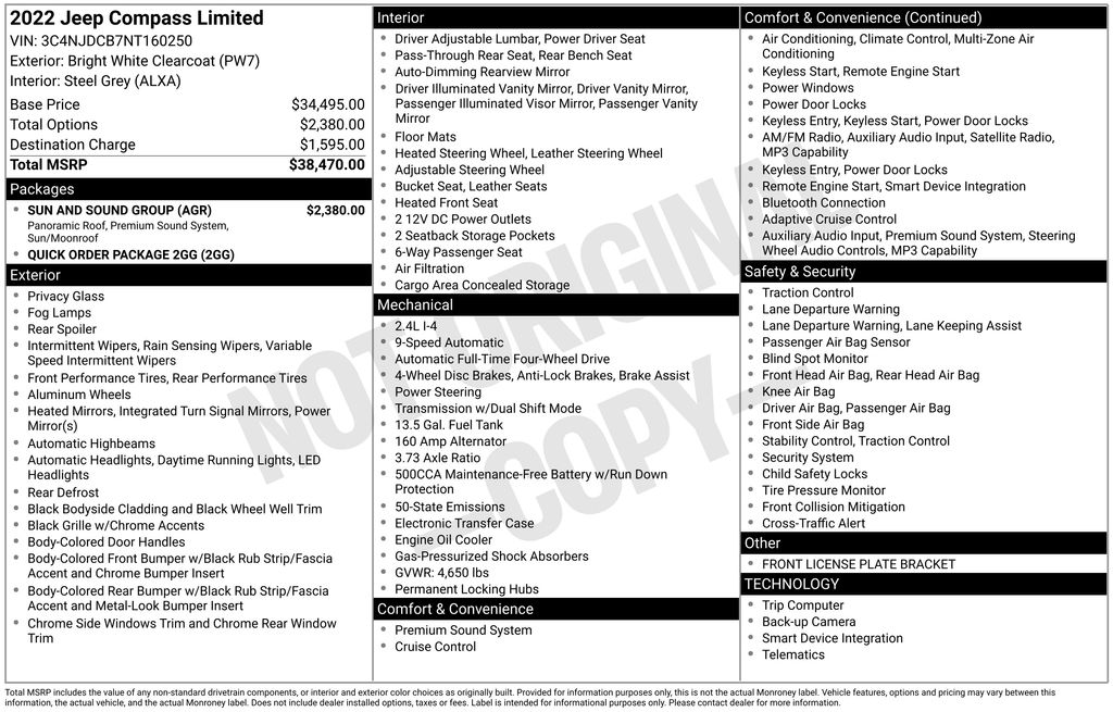 2022 Jeep Compass Limited 4X4's photo