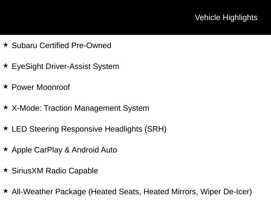 Used 2025 Subaru Crosstrek Sport SUV