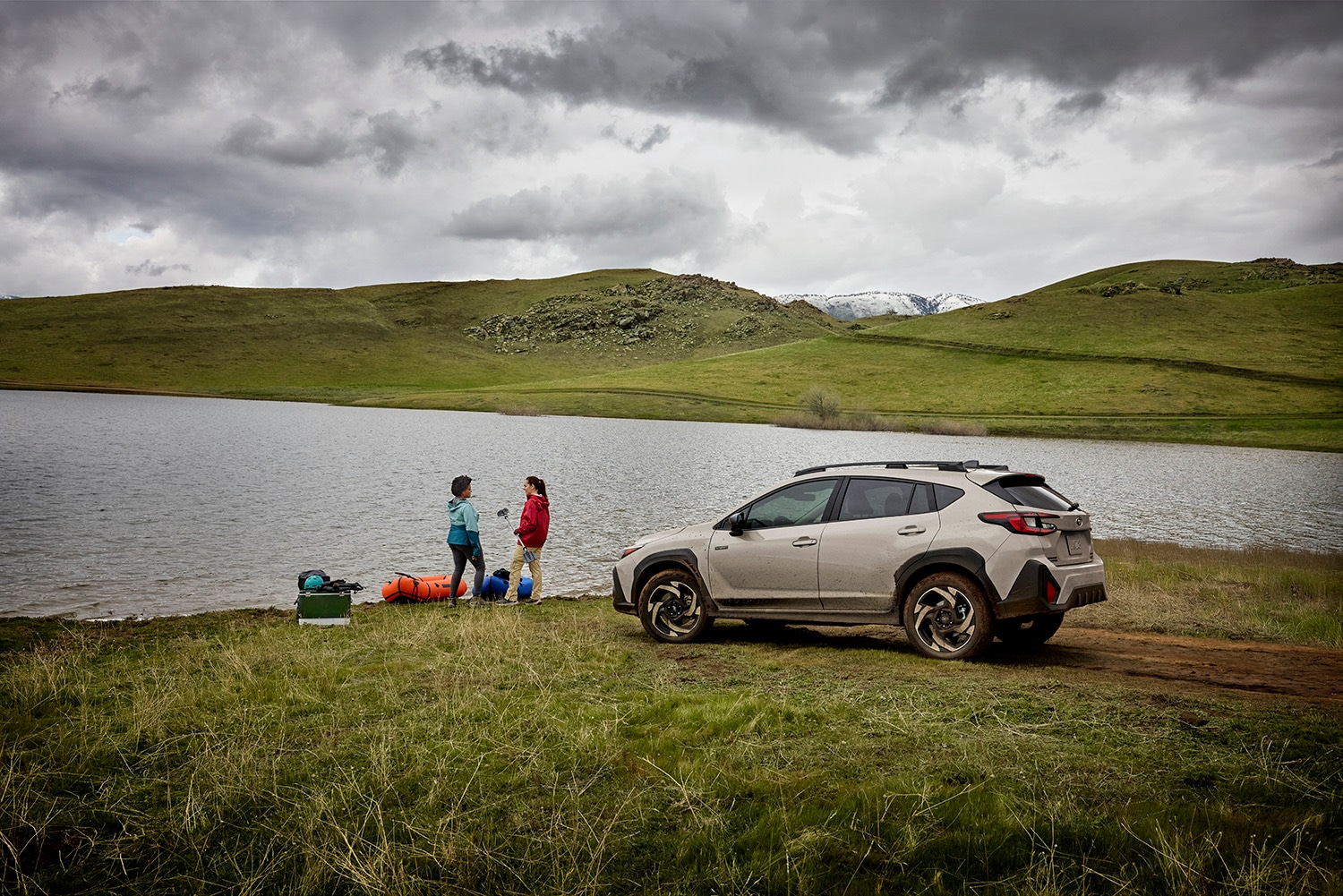 2026 Subaru Crosstrek Hybrid Near a Lake