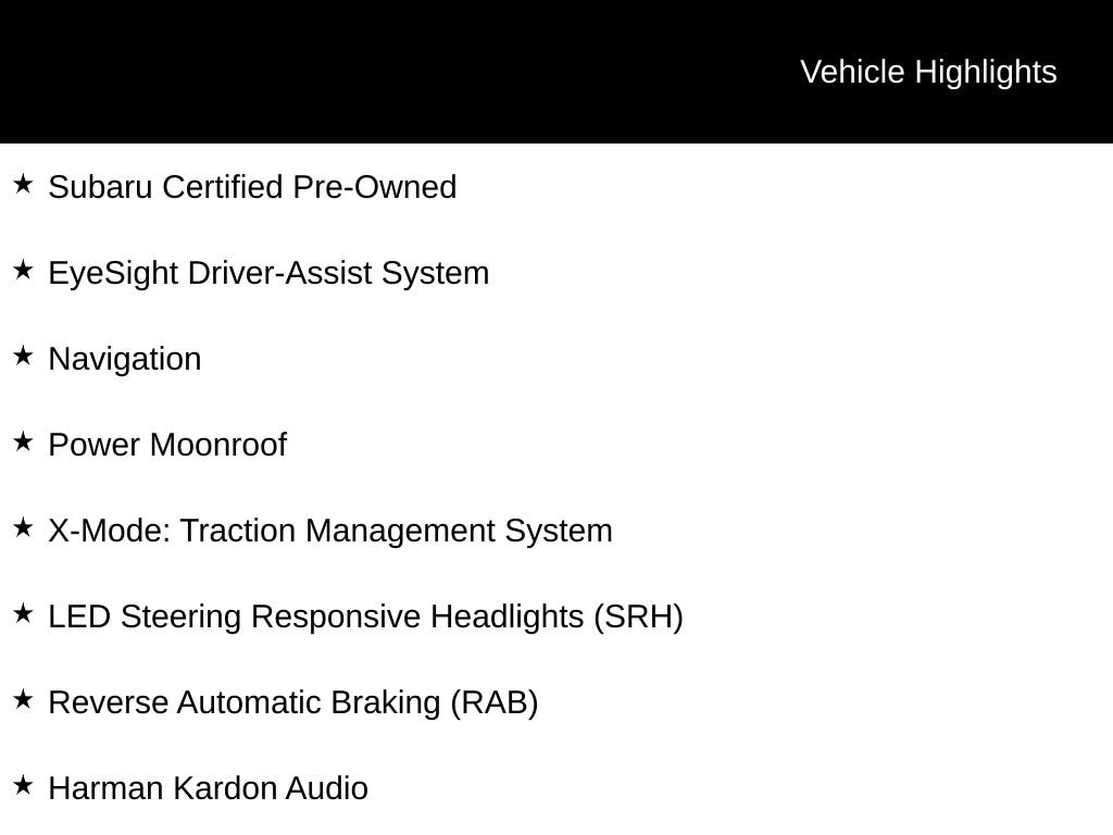 Certified 2023 Subaru Outback Limited XT SUV