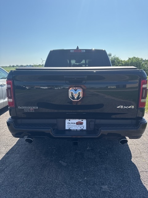 Used 2022 RAM Ram 1500 Pickup Laramie with VIN 1C6SRFJT4NN367527 for sale in Olivia, Minnesota
