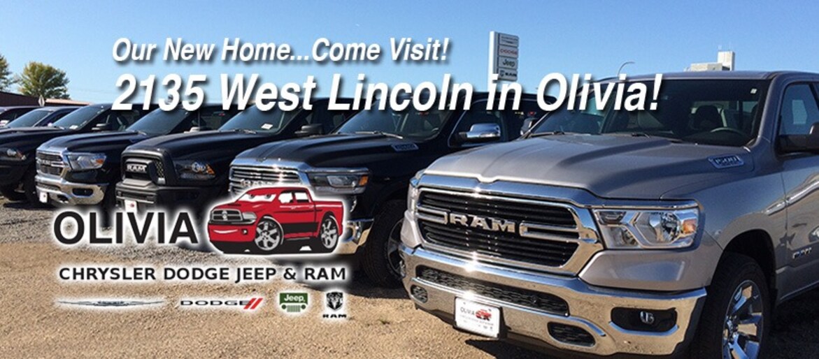 New & Used Cars Dodge RAM Jeep Chrysler in Olivia, MN Olivia Chrysler Center Inc near Willmar