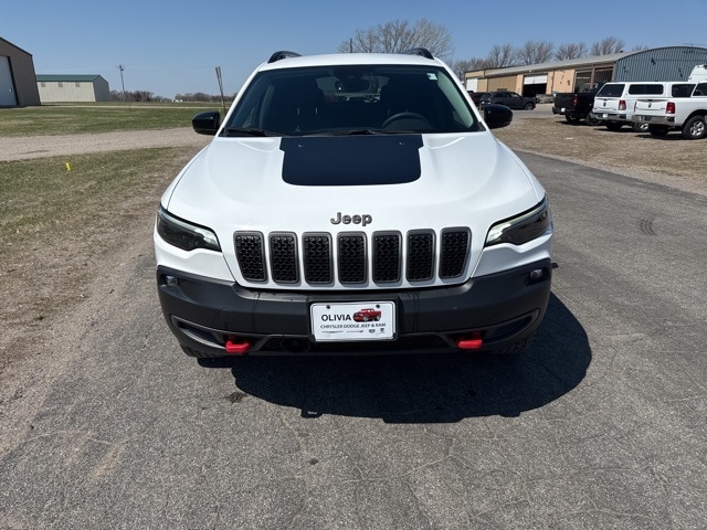 Used 2022 Jeep Cherokee Trailhawk with VIN 1C4PJMBX3ND503843 for sale in Olivia, Minnesota