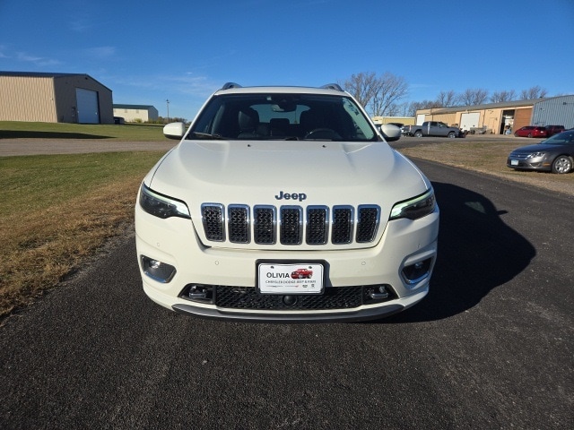 Used 2019 Jeep Cherokee Overland with VIN 1C4PJMJX0KD115921 for sale in Olivia, Minnesota