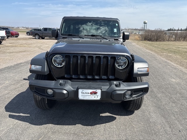Used 2021 Jeep Wrangler Unlimited Willys with VIN 1C4HJXDN1MW823487 for sale in Olivia, Minnesota
