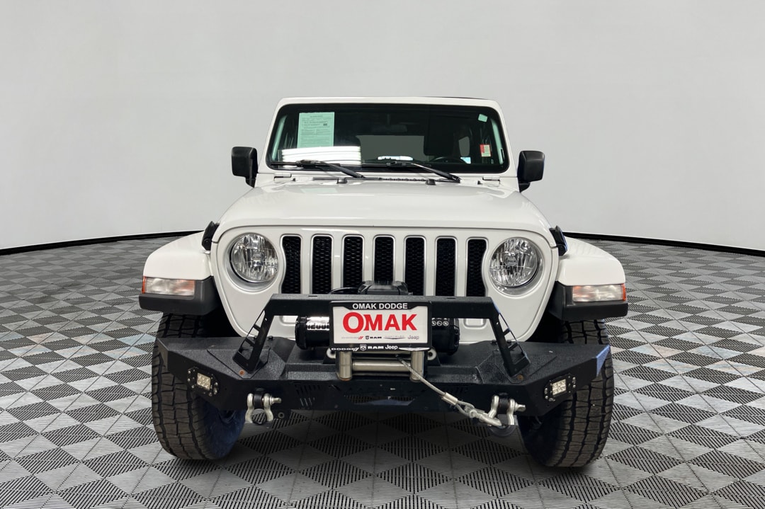 Used 2021 Jeep Wrangler Unlimited Sahara with VIN 1C4HJXEG8MW638238 for sale in Omak, WA