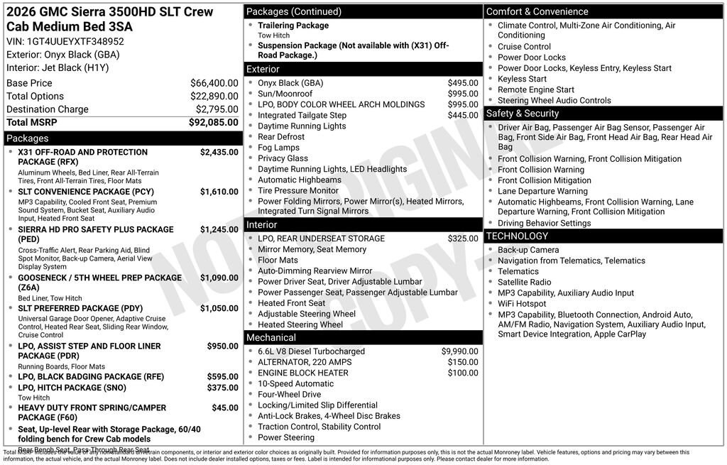 2026 GMC Sierra 3500HD SLT - Photo 26