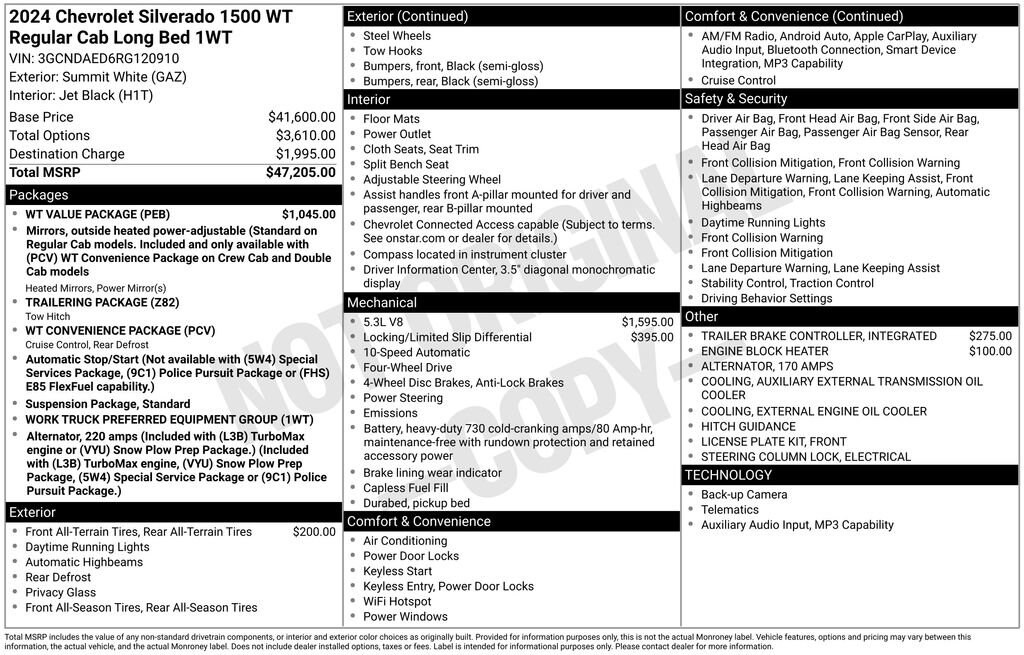2024 Chevrolet Silverado 1500 Work Truck - Photo 30