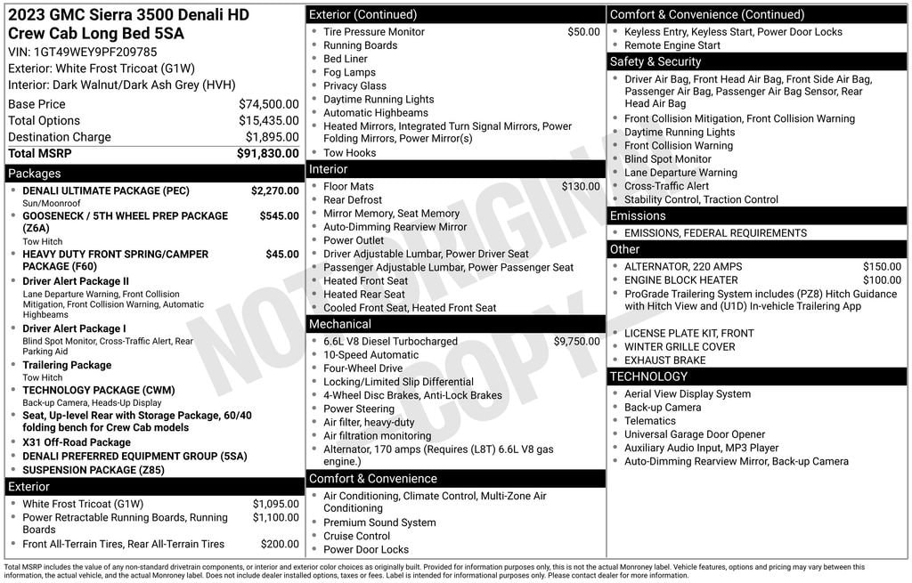 Used 2023 GMC Sierra 3500 HD Denali Truck