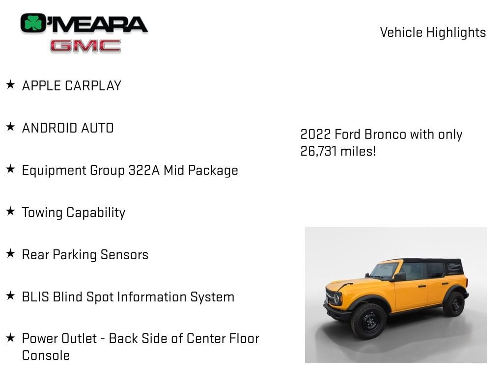 2022 Ford Bronco 4-Door Black Diamond - Photo 8