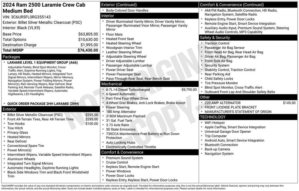 Used 2024 Ram 2500 Laramie
