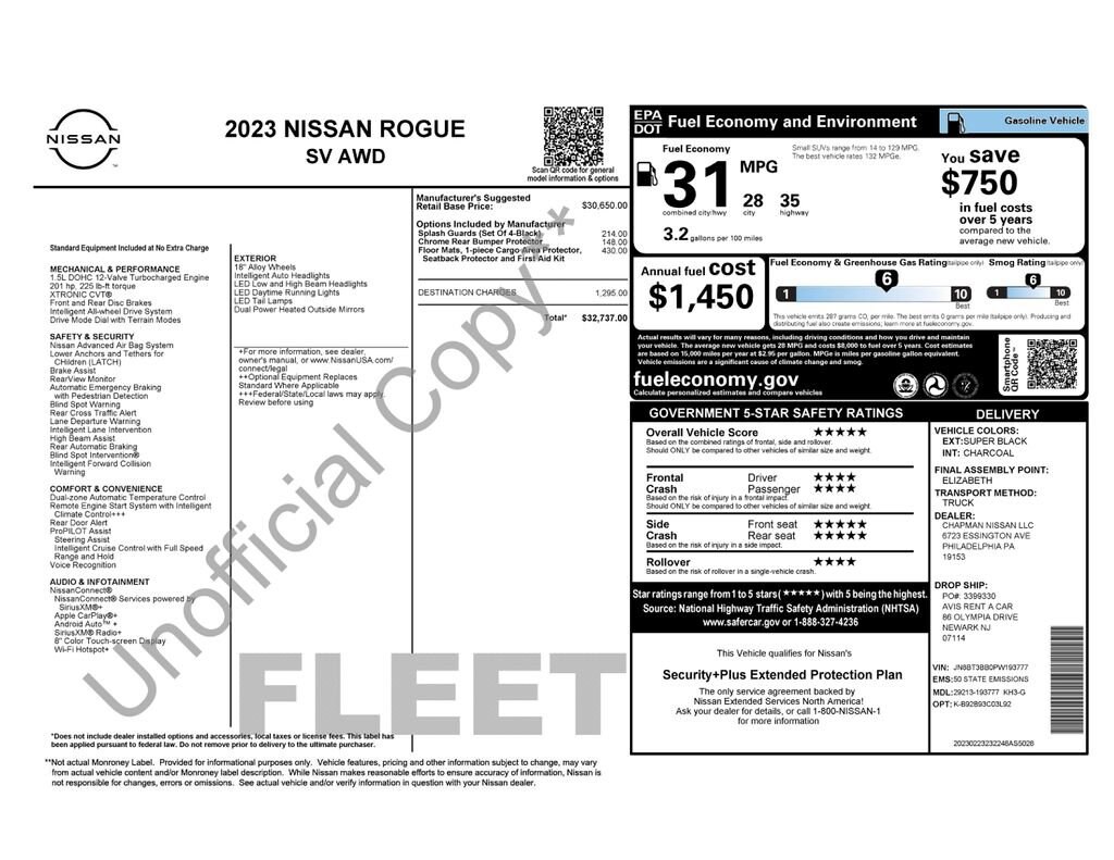Used 2023 Nissan Rogue SV