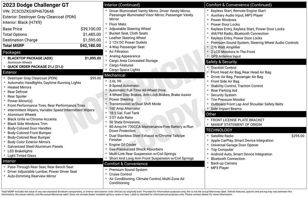 Used 2023 Dodge Challenger GT