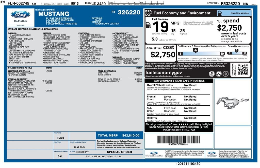 Used 2015 Ford Mustang GT