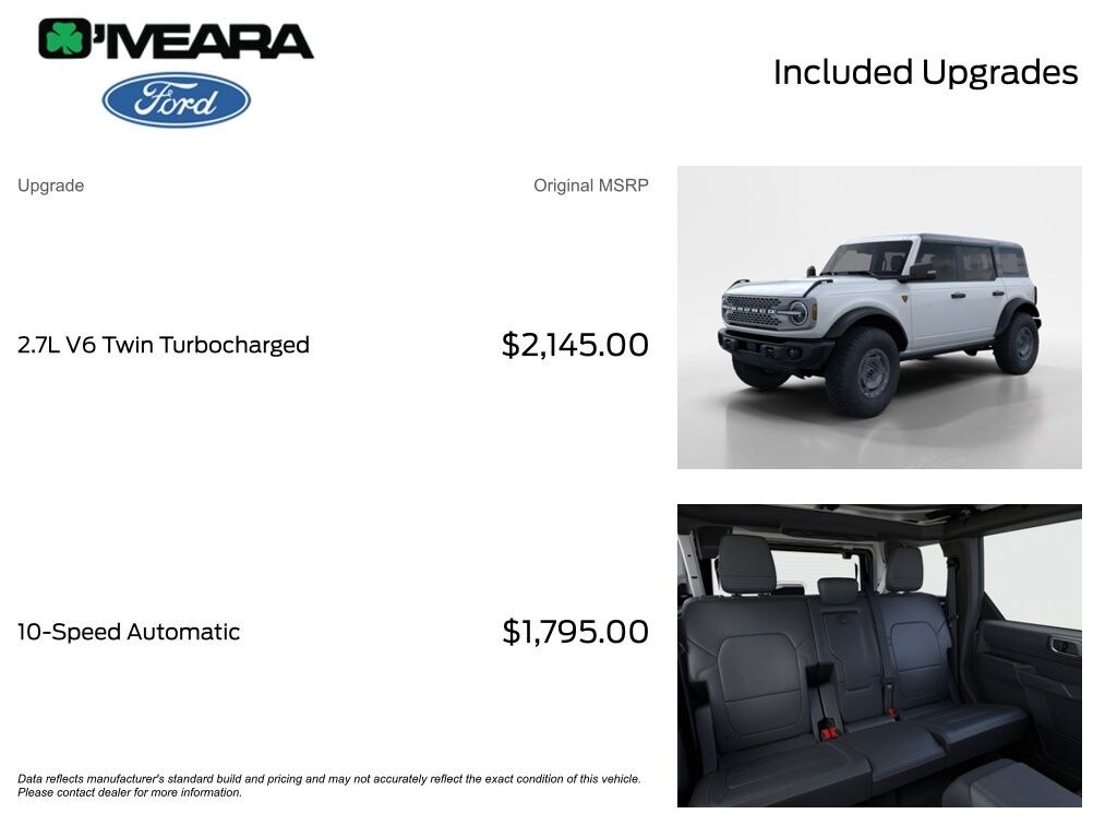 New 2025 Ford Bronco Badlands SUV