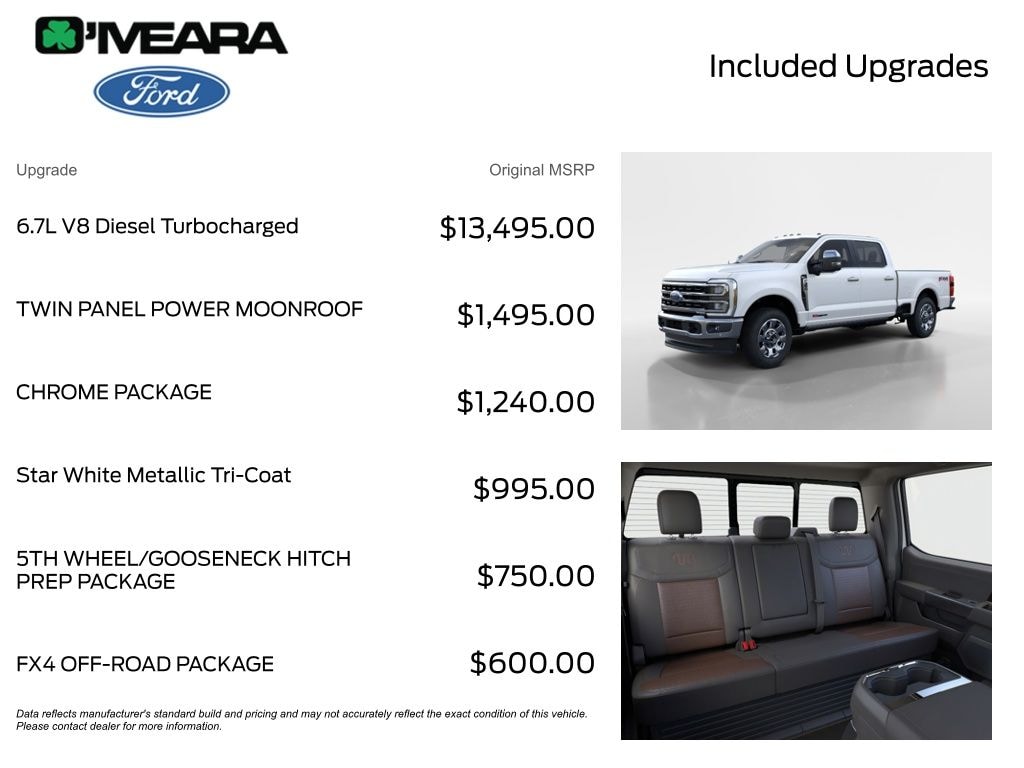 New 2026 Ford Super Duty F-350 King Ranch Truck Crew Cab