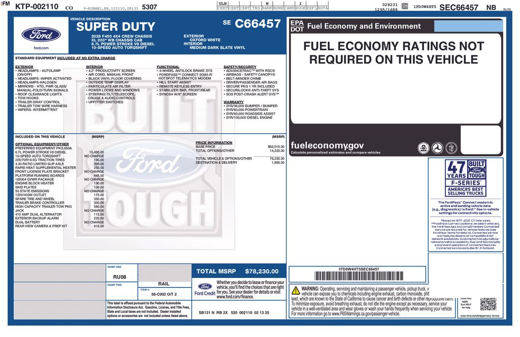 2025 Ford F-450 Super Duty Chassis Cab XL - Photo 25