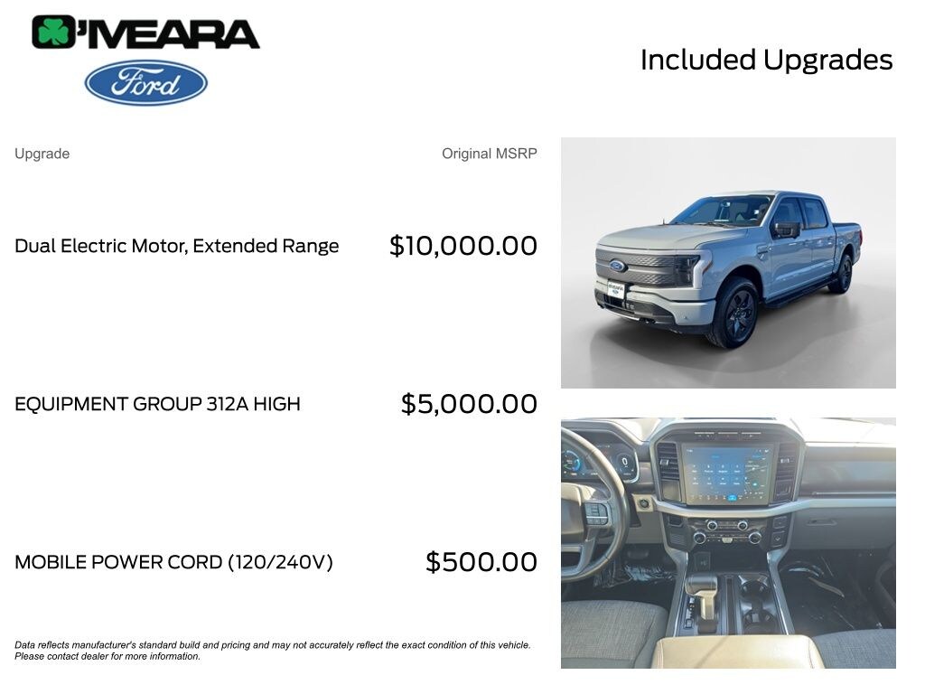 Used 2023 Ford F-150 Lightning XLT Truck