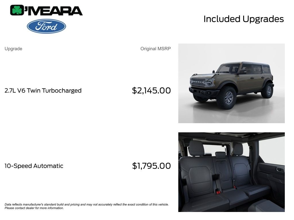 New 2025 Ford Bronco Badlands SUV