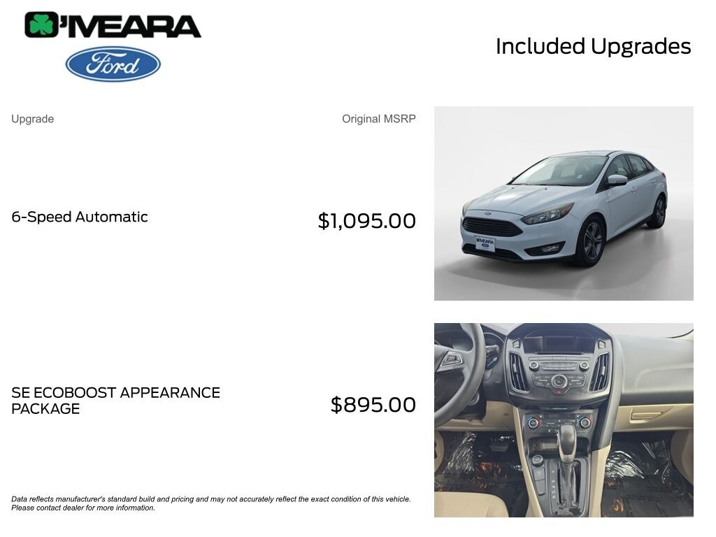 Used 2017 Ford Focus SE Sedan