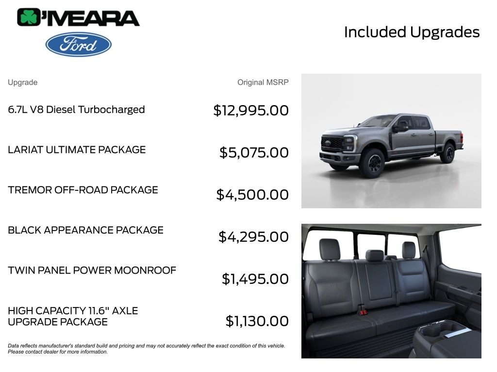 New 2025 Ford Super Duty F-250 Lariat Truck Crew Cab