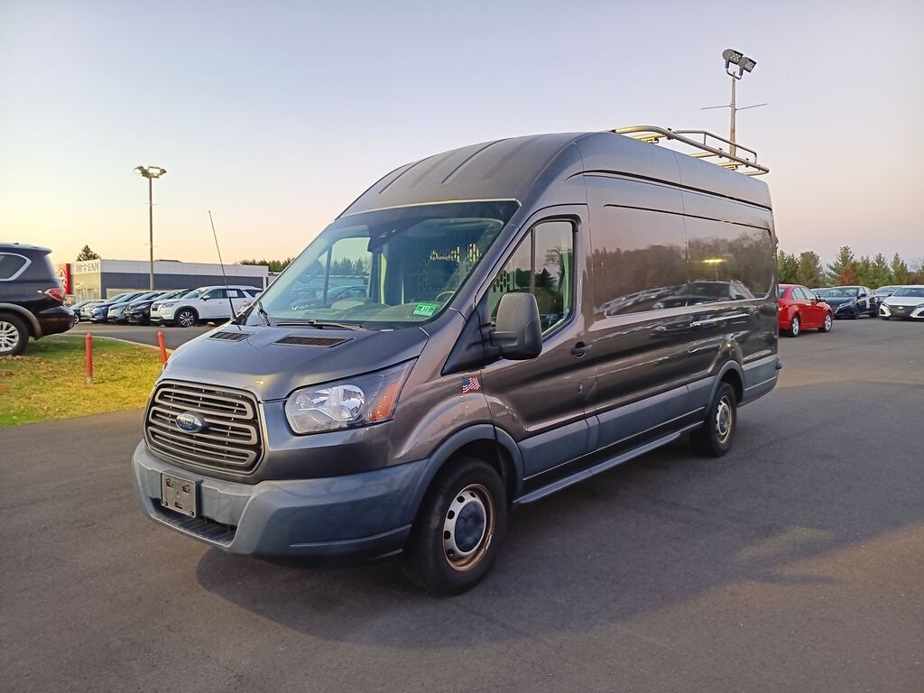 Used 2017 Ford Transit-350 w/Sliding Pass-Side Cargo-Door Van High Roof Extended-Length Cargo Van
