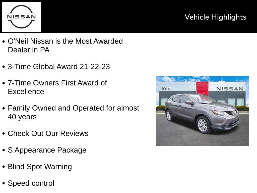 Certified 2018 Nissan Rogue Sport S with VIN JN1BJ1CR3JW253580 for sale in Warminster, PA
