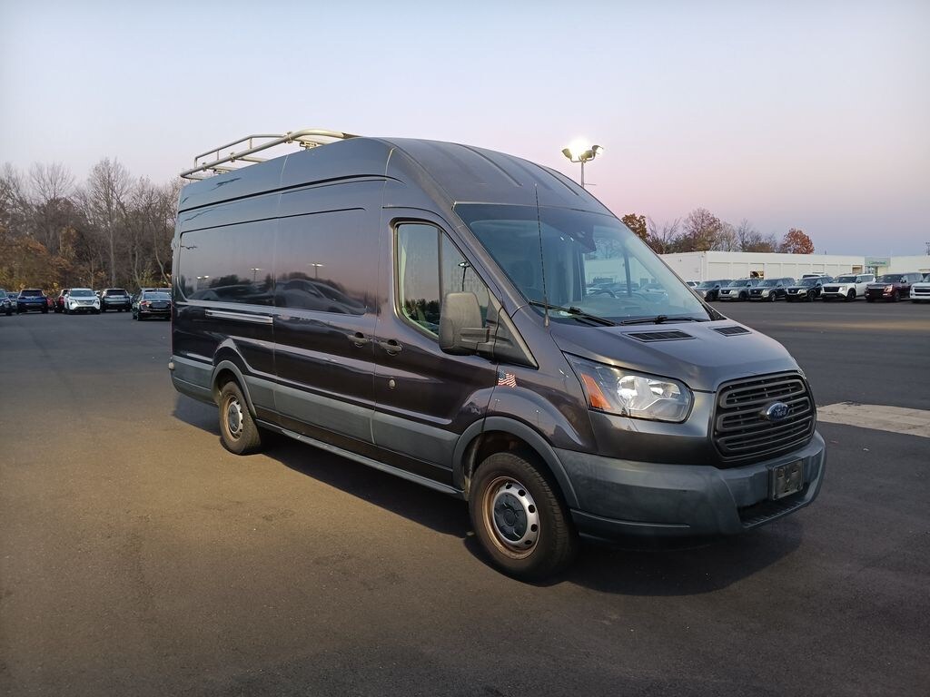 Used 2017 Ford Transit-350 w/Sliding Pass-Side Cargo-Door Van High Roof Extended-Length Cargo Van