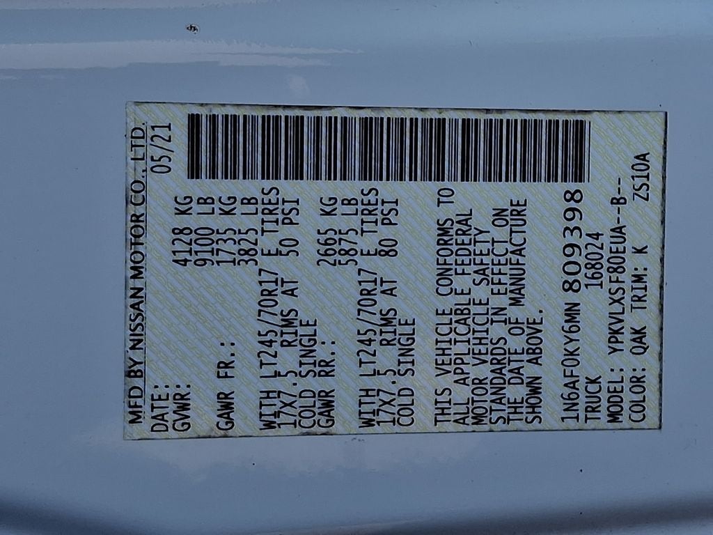 2021 Nissan NV Cargo SV - Photo 25