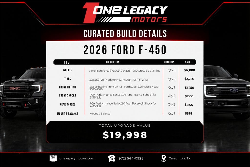 Used 2026 Ford F-450SD Platinum Truck Crew Cab