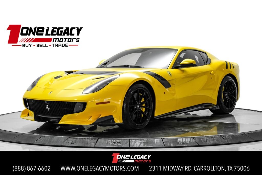 Used 2017 Ferrari F12TDF Giallo Triplo Strato Coupe