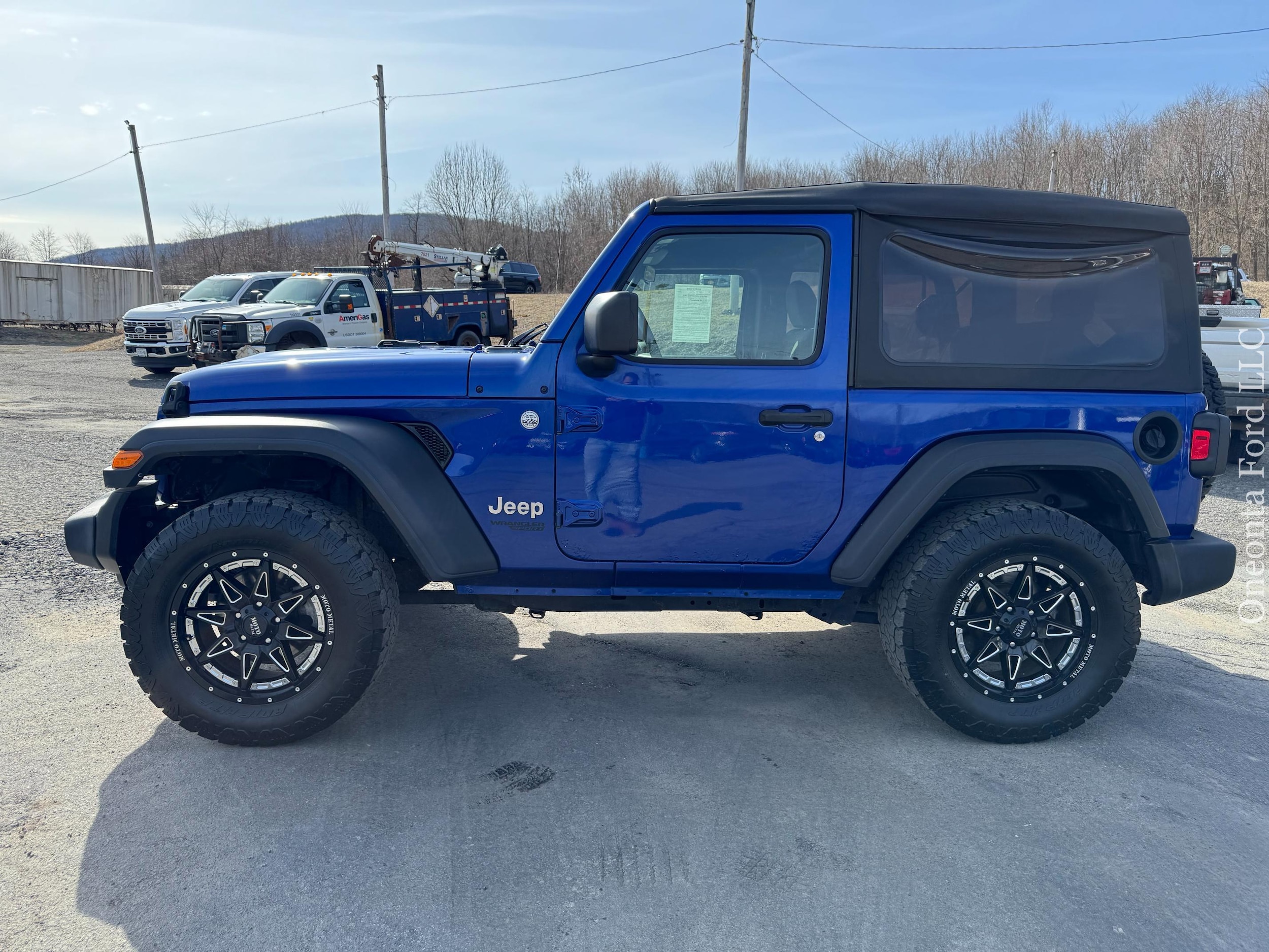 Used 2020 Jeep Wrangler Sport with VIN 1C4GJXAN9LW201637 for sale in Oneonta, NY
