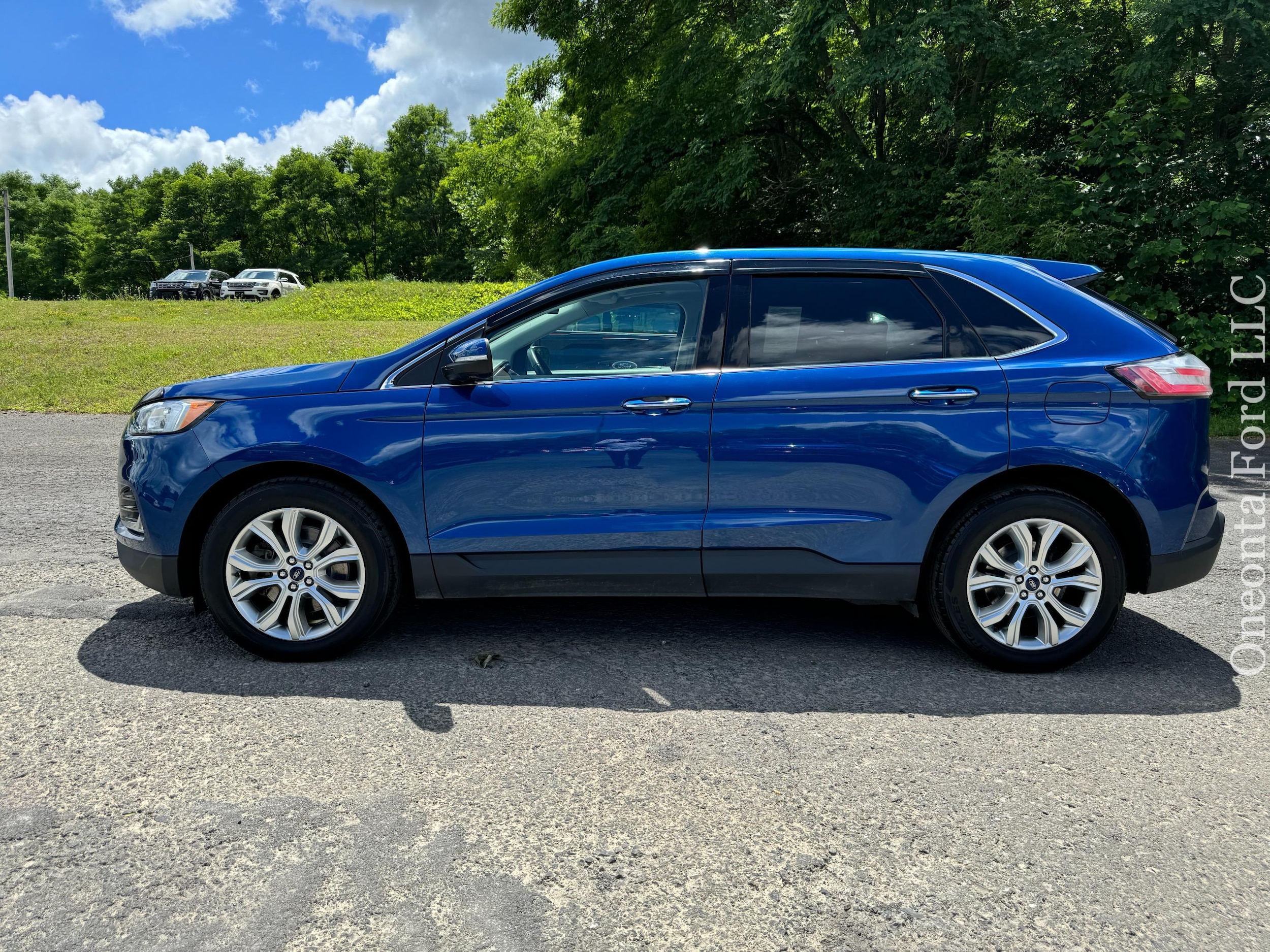 Used 2020 Ford Edge Titanium with VIN 2FMPK4K94LBB65009 for sale in Oneonta, NY