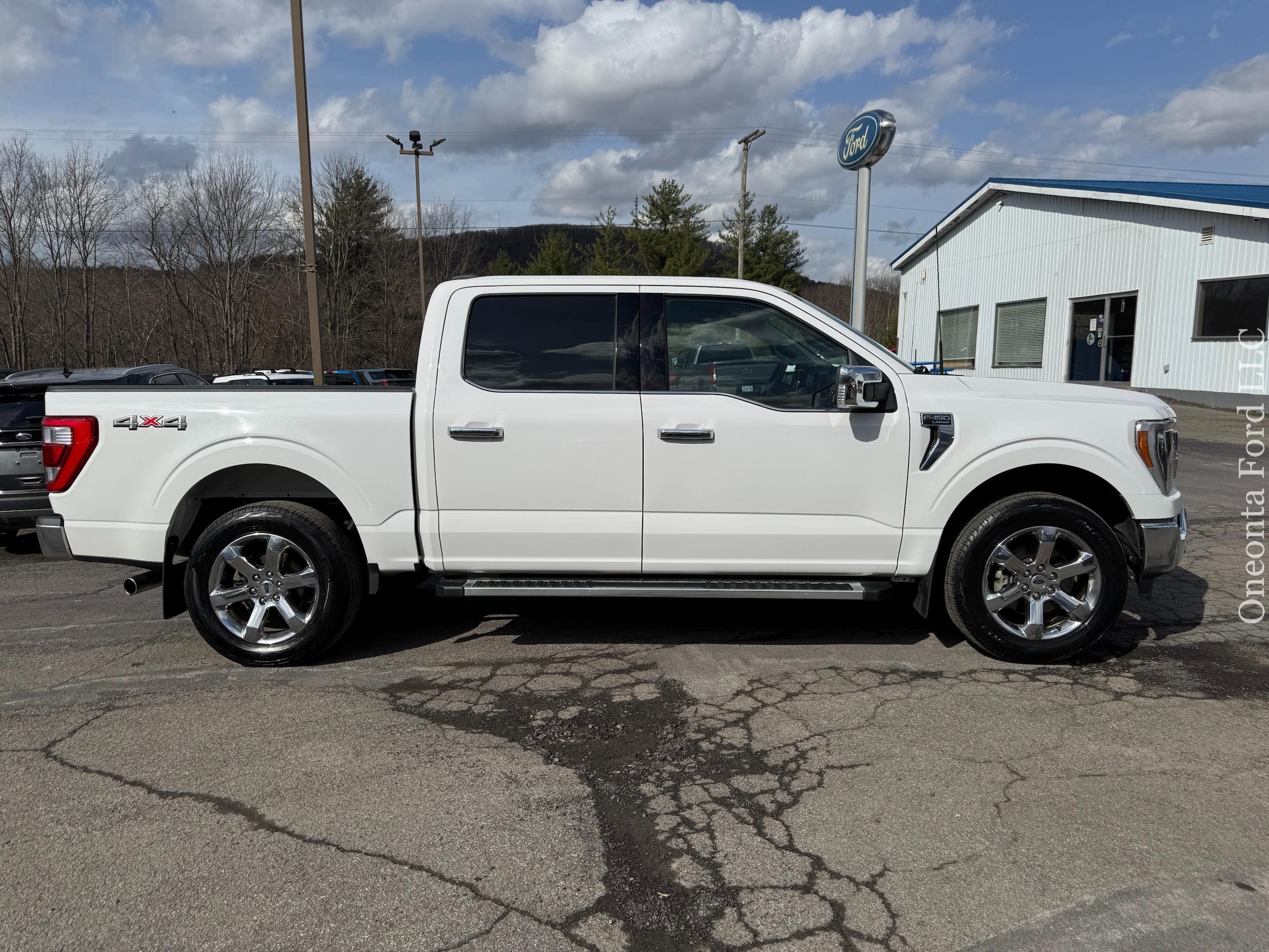 Used 2022 Ford F-150 Lariat with VIN 1FTFW1E88NKD93142 for sale in Oneonta, NY