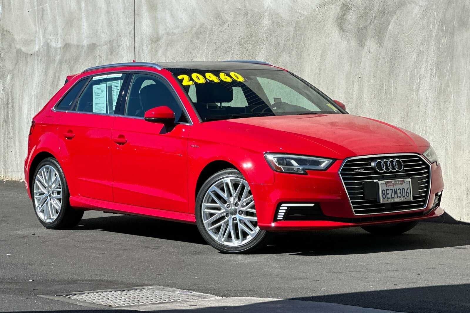 Used 2018 Audi A3 Sportback e-tron Premium Plus with VIN WAUTPBFF6JA058218 for sale in Hayward, CA